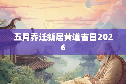 五月乔迁新居黄道吉日2026