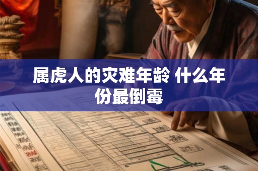 属虎人的灾难年龄 什么年份最倒霉