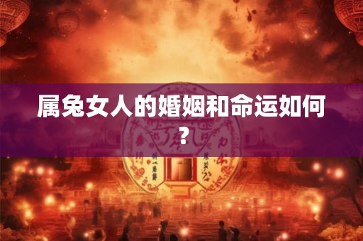 属兔女人的婚姻和命运如何？