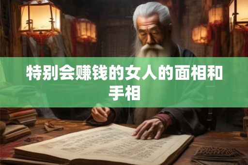 特别会赚钱的女人的面相和手相