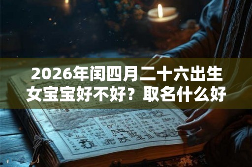 2026年闰四月二十六出生女宝宝好不好？取名什么好听？