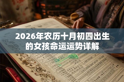 2026年农历十月初四出生的女孩命运运势详解