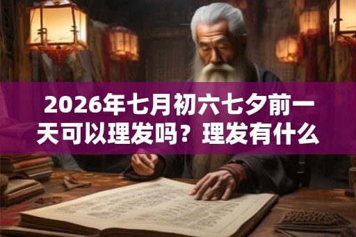 2026年七月初六七夕前一天可以理发吗？理发有什么讲究？