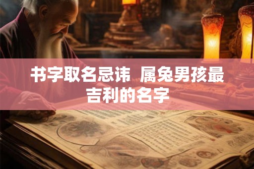 书字取名忌讳 属兔男孩最吉利的名字 书字取名忌讳 属兔男孩最吉利的名字