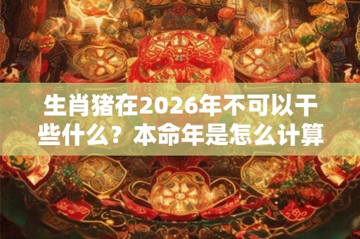 生肖猪在2026年不可以干些什么？本命年是怎么计算的？