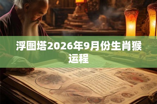 浮图塔2026年9月份生肖猴运程