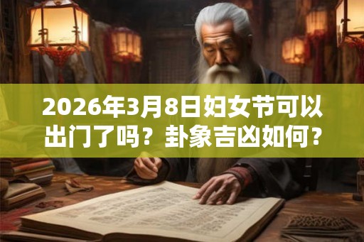 2026年3月8日妇女节可以出门了吗？卦象吉凶如何？
