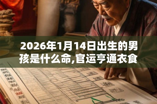 2026年1月14日出生的男孩是什么命,官运亨通衣食无忧 2026年1月14日出生的男孩是什么命,官运亨通衣食无忧