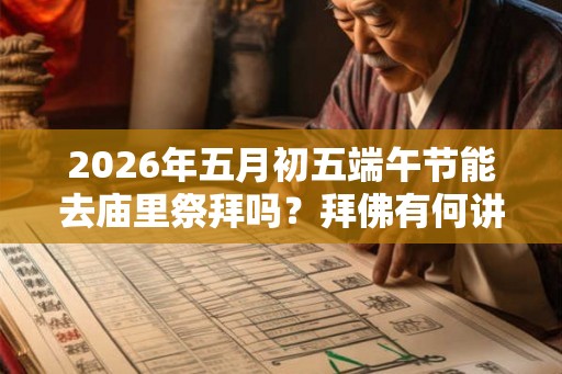 2026年五月初五端午节能去庙里祭拜吗？拜佛有何讲究？