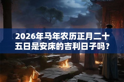 2026年马年农历正月二十五日是安床的吉利日子吗？