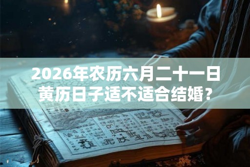 2026年农历六月二十一日黄历日子适不适合结婚? 2026年农历六月二十一日黄历日子适不适合结婚?