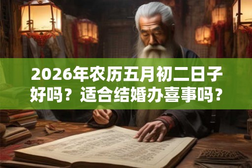 2026年农历五月初二日子好吗？适合结婚办喜事吗？