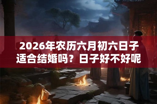 2026年农历六月初六日子适合结婚吗？日子好不好呢？