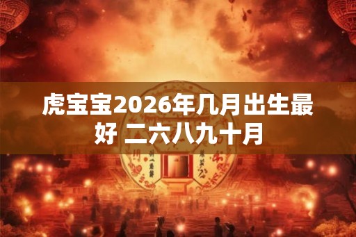 虎宝宝2026年几月出生最好 二六八九十月