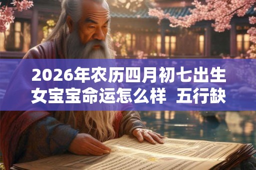 2026年农历四月初七出生女宝宝命运怎么样  五行缺什么