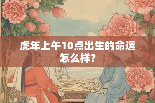 虎年上午10点出生的命运怎么样？