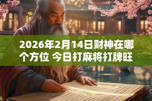 2026年2月14日财神在哪个方位 今日打麻将打牌旺运方位
