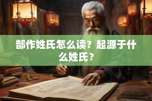 郜作姓氏怎么读?起源于什么姓氏? 郜作姓氏怎么读?起源于什么姓氏?