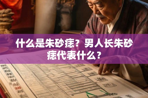什么是朱砂痣？男人长朱砂痣代表什么？