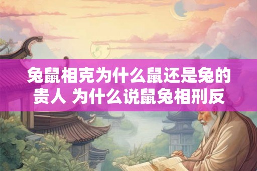 兔鼠相克为什么鼠还是兔的贵人 为什么说鼠兔相刑反而好