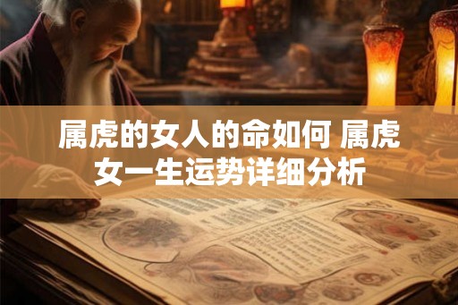 属虎的女人的命如何 属虎女一生运势详细分析
