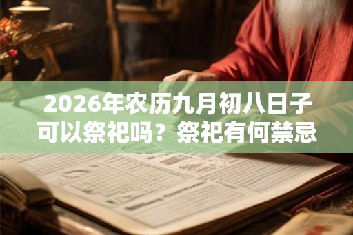 2026年农历九月初八日子可以祭祀吗？祭祀有何禁忌？