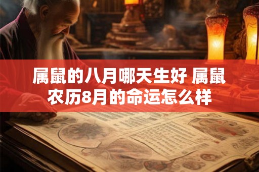属鼠的八月哪天生好 属鼠农历8月的命运怎么样