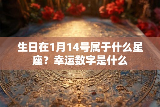 生日在1月14号属于什么星座？幸运数字是什么