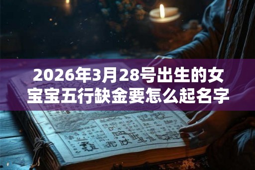 2026年3月28号出生的女宝宝五行缺金要怎么起名字 2026年3月28号出生的女宝宝五行缺金要怎么起名字
