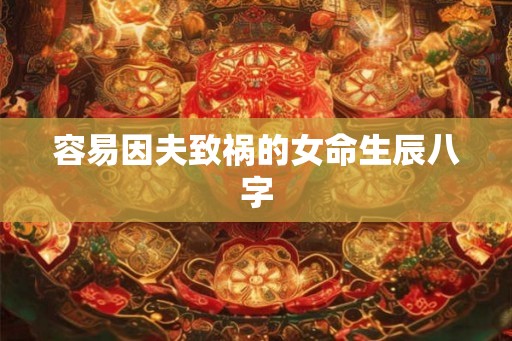 容易因夫致祸的女命生辰八字