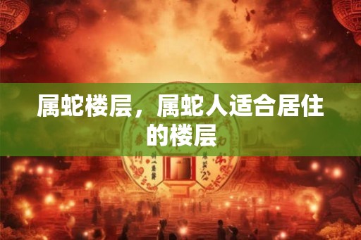 属蛇楼层，属蛇人适合居住的楼层
