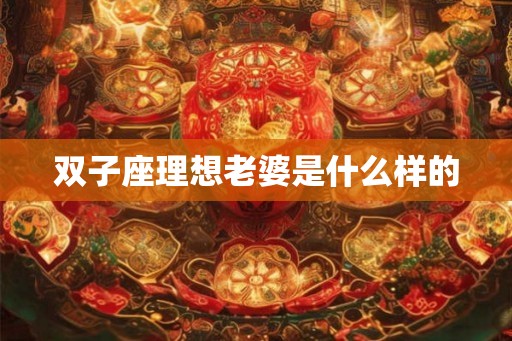 双子座理想老婆是什么样的