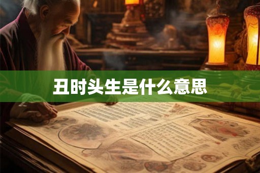 丑时头生是什么意思