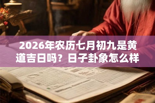 2026年农历七月初九是黄道吉日吗？日子卦象怎么样？