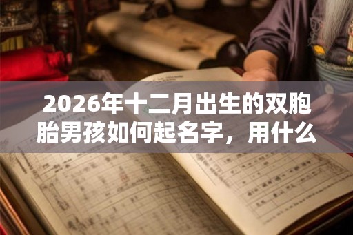 2026年十二月出生的双胞胎男孩如何起名字,用什么字比较好 2026年十二月出生的双胞胎男孩如何起名字,用什么字比较好