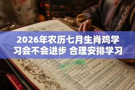 2026年农历七月生肖鸡学习会不会进步 合理安排学习时间 2026年农历七月生肖鸡学习会不会进步 合理安排学习时间