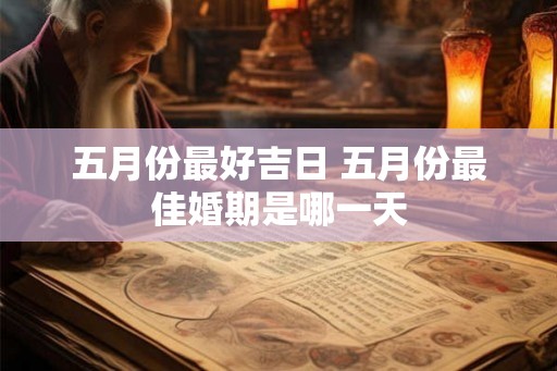 五月份最好吉日 五月份最佳婚期是哪一天