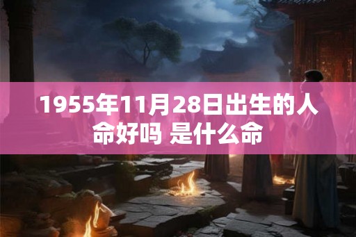 1955年11月28日出生的人命好吗 是什么命
