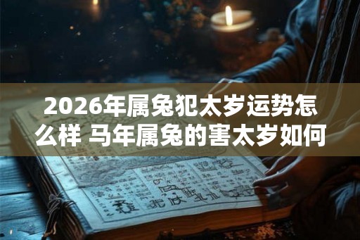 2026年属兔犯太岁运势怎么样 马年属兔的害太岁如何破解 2026年属兔犯太岁运势怎么样 马年属兔的害太岁如何破解