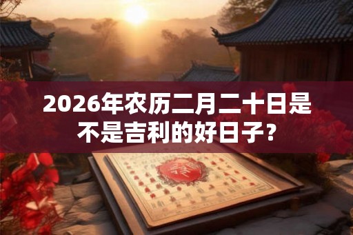 2026年农历二月二十日是不是吉利的好日子？