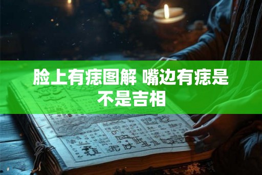脸上有痣图解 嘴边有痣是不是吉相