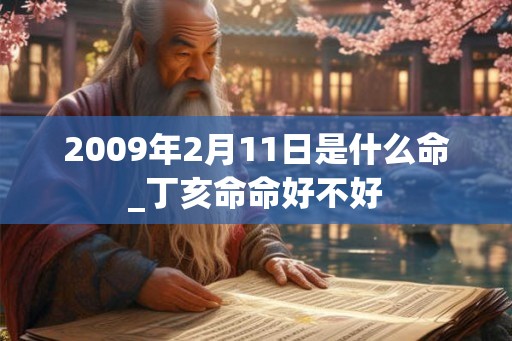 2009年2月11日是什么命_丁亥命命好不好 2009年2月11日是什么命_丁亥命命好不好