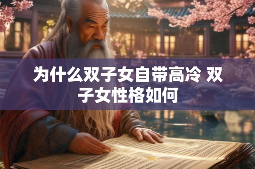 为什么双子女自带高冷 双子女性格如何