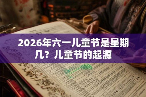 2026年六一儿童节是星期几？儿童节的起源