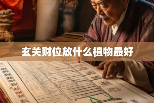 玄关财位放什么植物最好