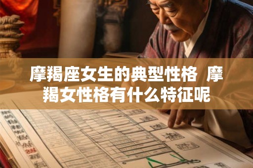 摩羯座女生的典型性格 摩羯女性格有什么特征呢 摩羯座女生的典型性格 摩羯女性格有什么特征呢