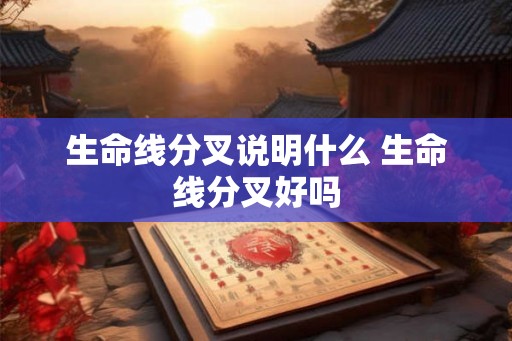 生命线分叉说明什么 生命线分叉好吗
