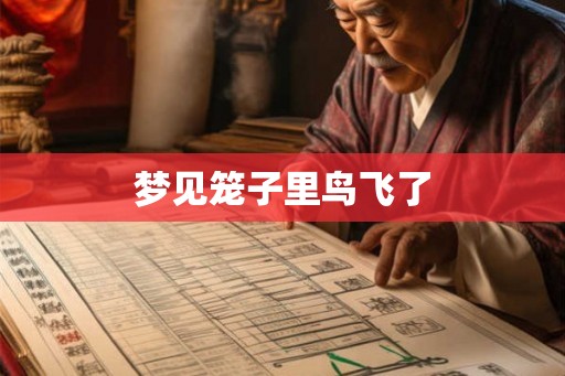 梦见笼子里鸟飞了