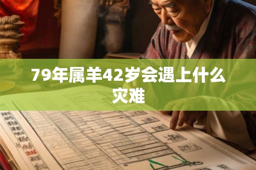 79年属羊42岁会遇上什么灾难