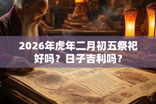2026年虎年二月初五祭祀好吗？日子吉利吗？